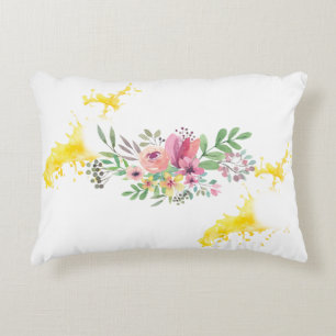 Neujahr - gebürstetes Polyester Dekokissen