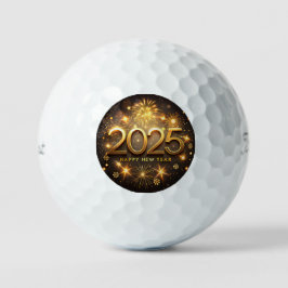 Neujahr Golf Ball 2025