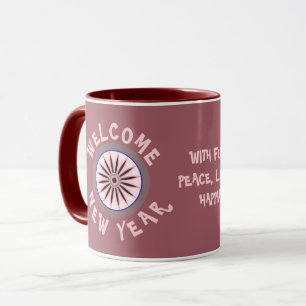 NEUJAHR GREETING WISCH TASSE
