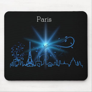 Neujahr in Paris Mousepad