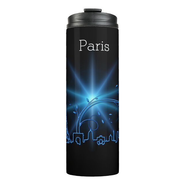 Neujahr in Paris Thermosbecher (Vorderseite)