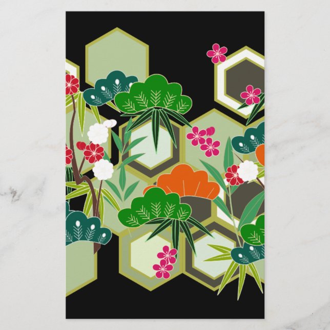 Neujahr Japan Stil (Vorderseite)