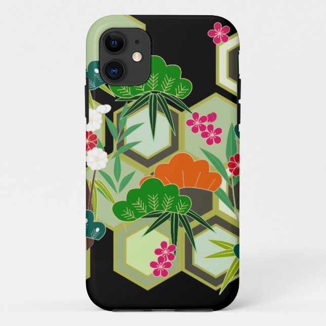 Neujahr Japan Stil Case-Mate iPhone Hülle (Rückseite)