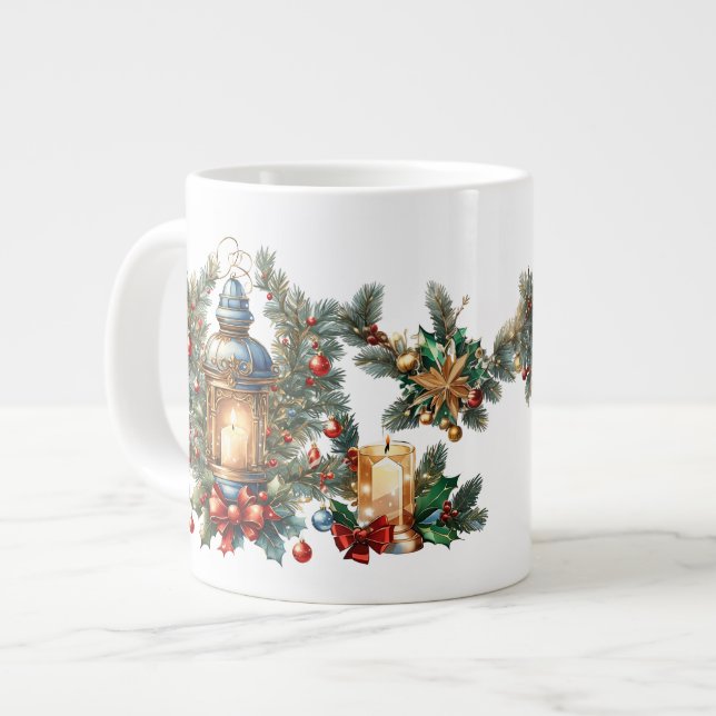 Neujahr Jumbo-Tasse (Vorderseite Links)