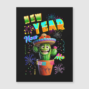 Neujahr Magnetkarte