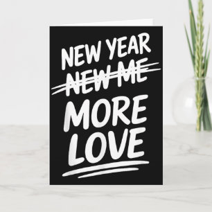 Neujahr Mehr Liebe Lustig Sarkastische Vorsätze Sh Karte