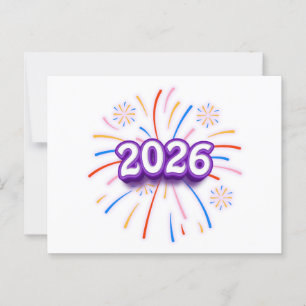 Neujahr: Neubeginn Postkarte