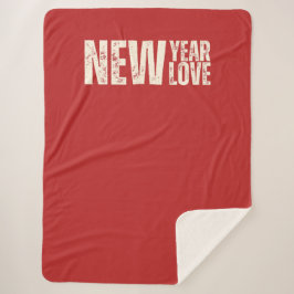 Neujahr - Neue Liebe Sherpadecke