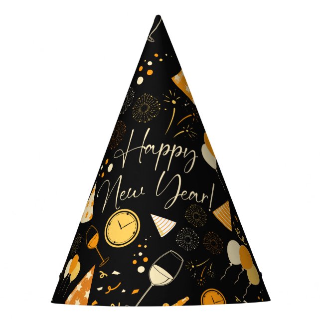 Neujahr Partyhütchen (Vorderseite)