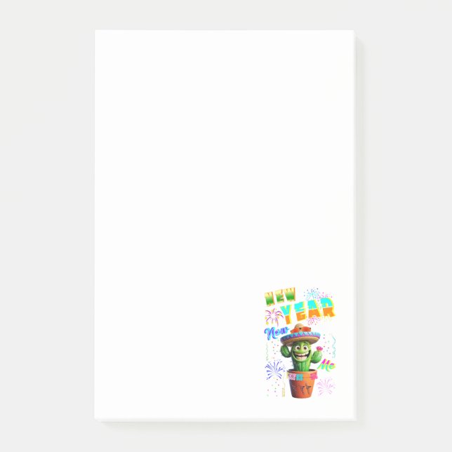 Neujahr Post-it Klebezettel (Vorderseite)