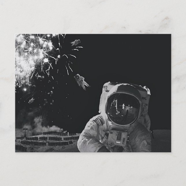 Neujahr Postkarte (Vorderseite)