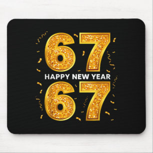 Neujahr Sechs Sieben 6 7 Meme Lustig Frohes Neues  Mousepad