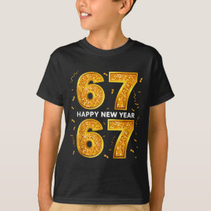 Neujahr Sechs Sieben 6 7 Meme Lustig Frohes Neues T-Shirt