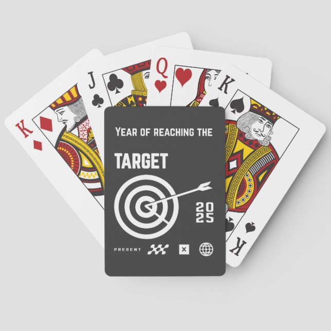 Neujahr Spielkarten (Rückseite)