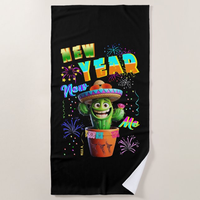 Neujahr Strandtuch (Vorderseite)