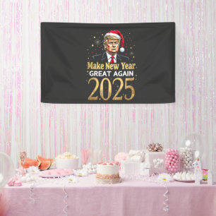 Neujahr wieder großartig 2025 Trump-Amtseinführung Banner