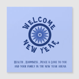 NEUJAHRE FÜR JEDEN MAGNETKARTE