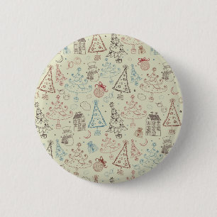 Neujahresmuster Button
