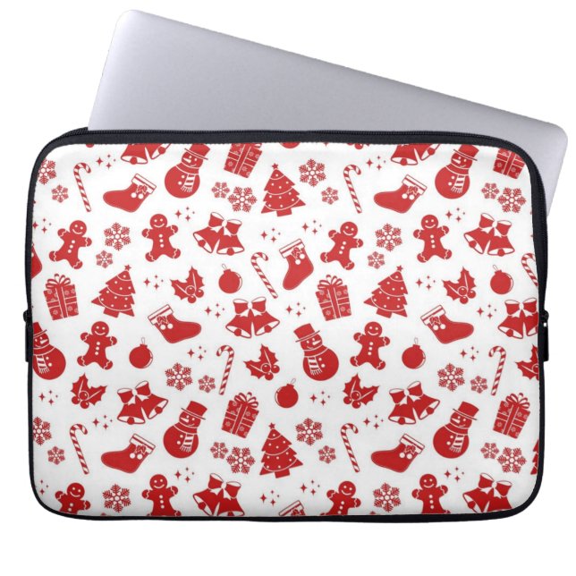 Neujahresmuster Laptopschutzhülle (Vorderseite)