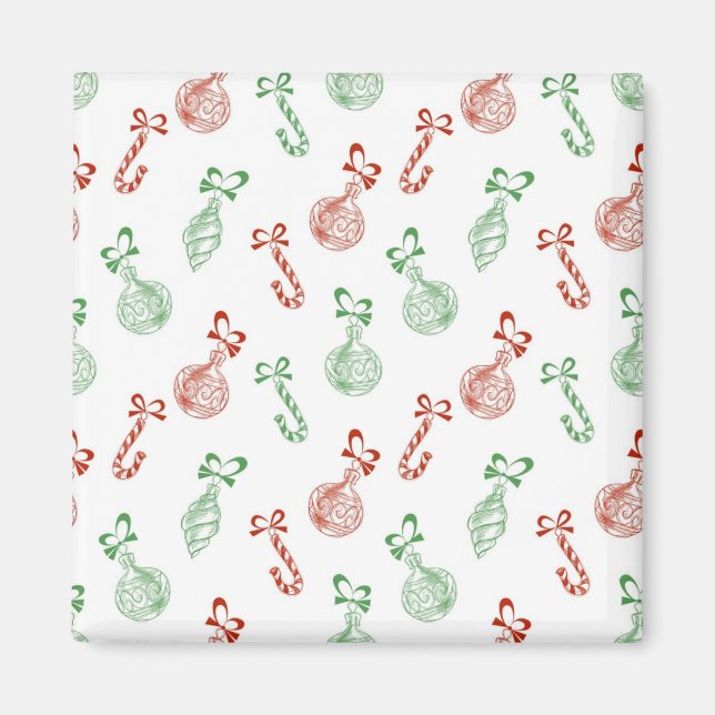 Neujahresmuster Magnet (Vorne)