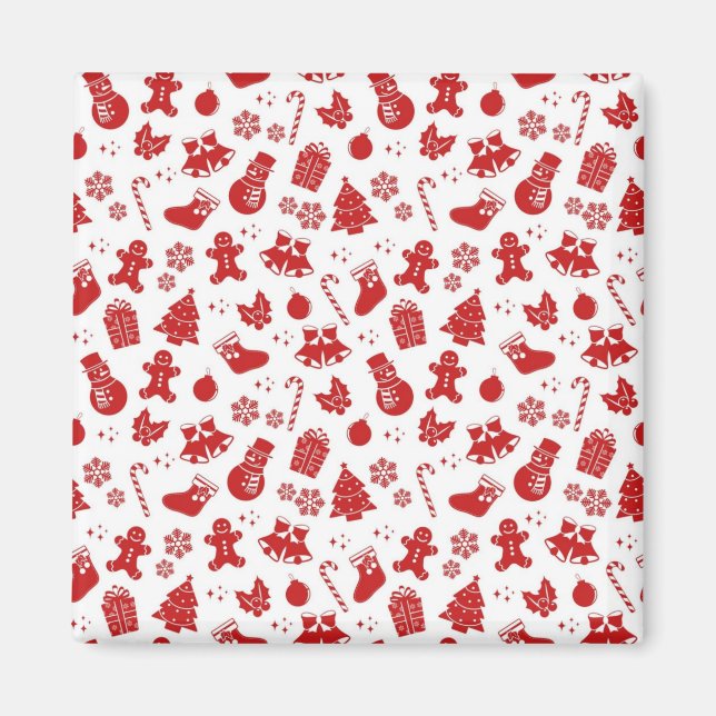 Neujahresmuster Magnet (Vorne)