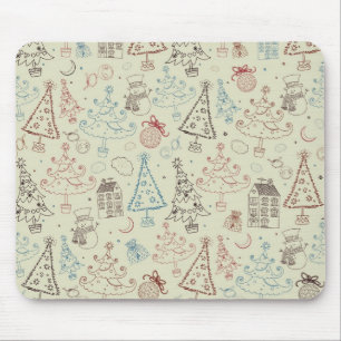 Neujahresmuster Mousepad