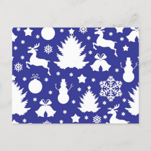 Neujahresmuster Postkarte