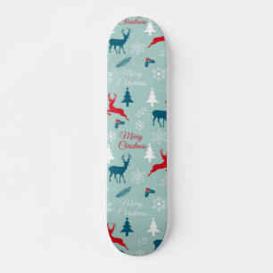 Neujahresmuster Skateboard