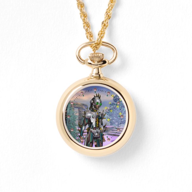 NEUJAHRESTAG EINES ZYBORGS ARMBANDUHR (Vorderseite)