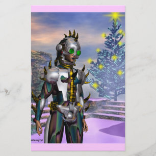 NEUJAHRESTAG EINES ZYBORGS BRIEFPAPIER