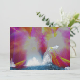 Neujahrs-Aurora Borealis Feiertagskarte