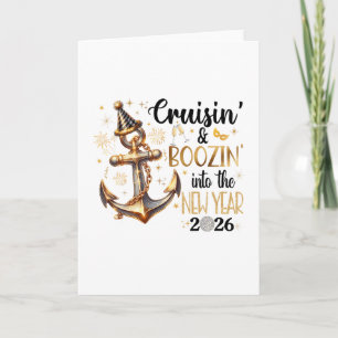 Neujahrs-Outfit 2026 Boozin' Cruisin' 2  Karte