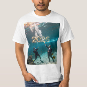Neujahrs T-Shirt Design 2026