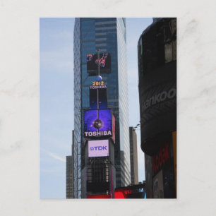 Neujahrsball Times Square Postkarte New York City
