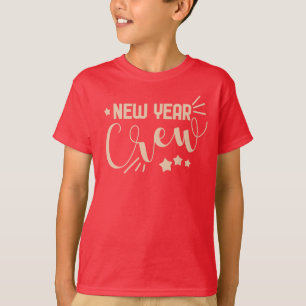 Neujahrsfeier Crew 2023 für Party-Familienfeier T-Shirt