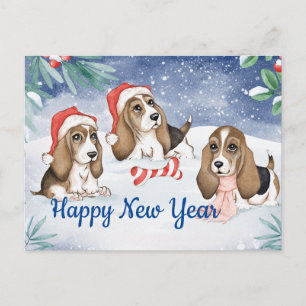 Neujahrsfeier Feiertagspostkarte