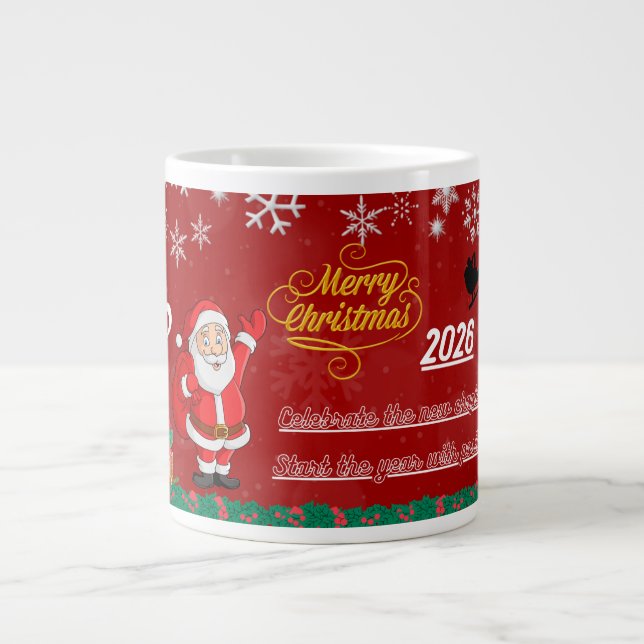 Neujahrsfeier Tasse (Vorderseite)