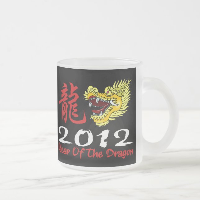 Neujahrsfest-Drache 2012 Mattglastasse (Rechts)