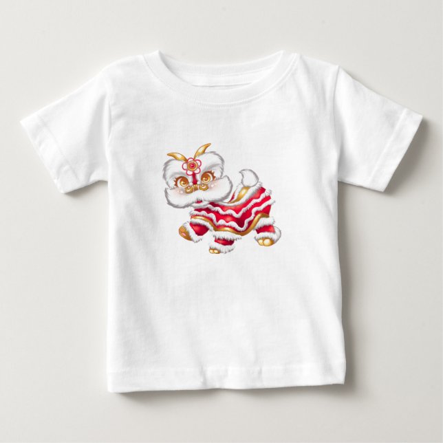 Neujahrsfest-Drache-Babyt-shirt Baby T-shirt (Vorderseite)