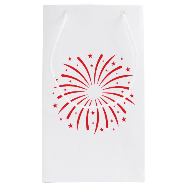 Neujahrsfeuer Kleine Geschenktüte (Rückseite)