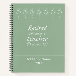 Neujahrsgeschenk für personalisierte Lehrer Notizbuch