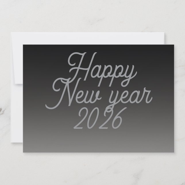 Neujahrsgrüße ruhig feiertagskarte (Vorderseite)