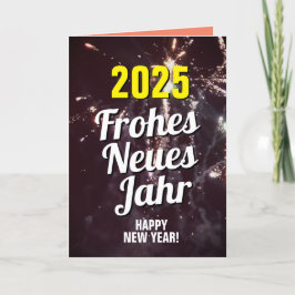 Neujahrskarte 2025 | SMS-Versand | Feiertagskarte