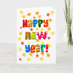 Neujahrskarte Feiertagskarte