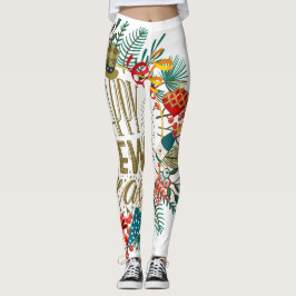 Neujahrskranz Leggings