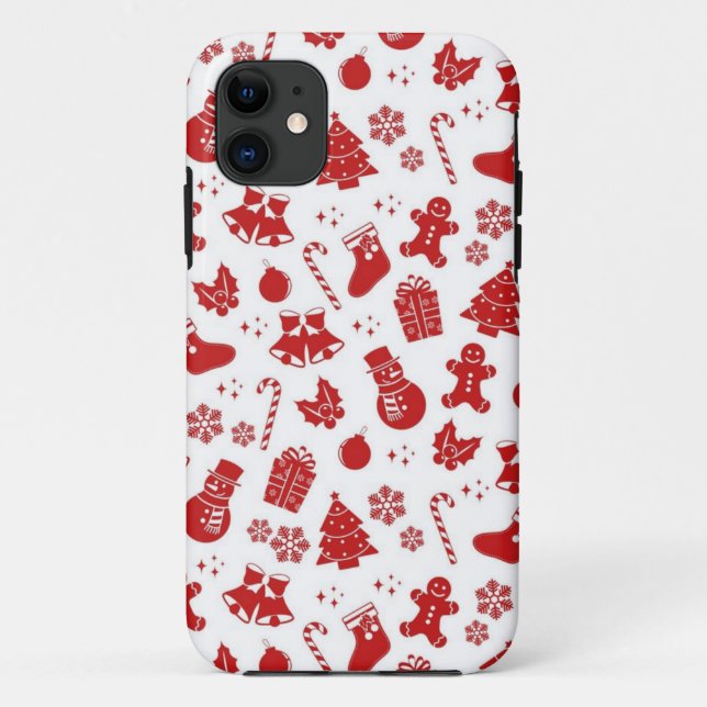 Neujahrsmuster Case-Mate iPhone Hülle (Rückseite)