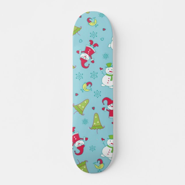 Neujahrsmuster Skateboard (Vorne)