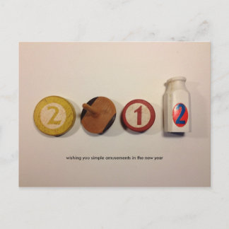 Neujahrspostkarte 2012 feiertagspostkarte