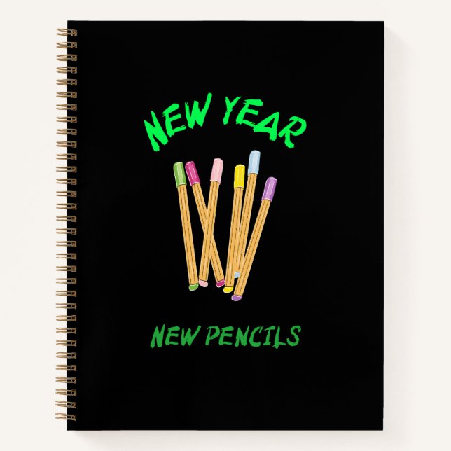 Neujahrsschule der Penzile Notizbuch (Vorderseite)