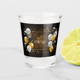 Neujahrsschussglas Schnapsglas